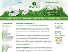 Tablet Screenshot of bioselect.com